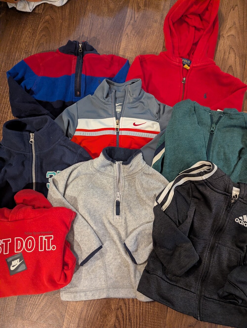 Boys Clothing Lot Sweatshirt Hoodies 2T-4T Nike Adidas Ralph Lauren Old Navy (8)